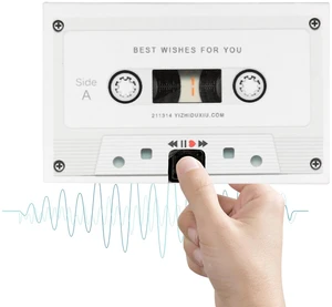 Personalized Voice Recordable Greeting Card | 60s Message Recorder Cassettes Talking Card with Adhensive for Grandparents, Mom, Dad - Voice Gift for Birthday, Mother's Day Personalized Voice Recordable Greeting Card | 60s Message Recorder Cassettes Talking Card with Adhensive for Grandparents, Mom, Dad - Voice Gift for Birthday, Mother's Day