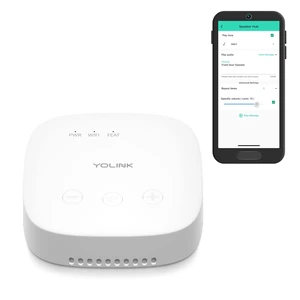 SpeakerHub Smart Home Hub with Voice Alerts, YS1604 | Hear Custom Sensor Alerts, Alarm Tones, Works with Home Assistant, LoRa YoLink Protocol Up to 2034 Feet, Wi-Fi Required SpeakerHub Smart Home Hub with Voice Alerts, YS1604 | Hear Custom Sensor Alerts, Alarm Tones, Works with Home Assistant, LoRa YoLink Protocol Up to 2034 Feet, Wi-Fi Required