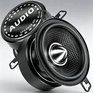 3.5 Inch Speakers 600W Max 4 Ohm Carbon Fiber Cone 3.5" Car Woofer 2 Pack | Bullet Head Design Door Speaker Deliver Deep Bass and Clear Stereo Sound, Ideal 3.5 Inch Speakers 600W Max 4 Ohm Carbon Fiber Cone 3.5" Car Woofer 2 Pack | Bullet Head Design Door Speaker Deliver Deep Bass and Clear Stereo Sound, Ideal