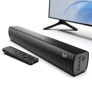 TV Sound Bar Optical Input, Sound Bar Smart TV Compact, Sounds Bars Bluetooth Surround Speakers, 2.0 CH Stereo Sound System, Bluetooth, Optical, AUX, AUX to RCA, USB, for 24"32" TV (No HDMI), Black TV Sound Bar Optical Input, Sound Bar Smart TV Compact, Sounds Bars Bluetooth Surround Speakers, 2.0 CH Stereo Sound System, Bluetooth, Optical, AUX, AUX to RCA, USB, for 24"32" TV (No HDMI), Black