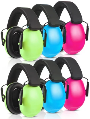 6 Pcs Kids Noise Cancelling Headphones Ear Muffs Bright Style | Kids Adult Ear muffs Bulk 27db Hearing Protection for Studying Sleeping Autism Sensory Relief Concerts Fireworks 6 Pcs Kids Noise Cancelling Headphones Ear Muffs Bright Style | Kids Adult Ear muffs Bulk 27db Hearing Protection for Studying Sleeping Autism Sensory Relief Concerts Fireworks
