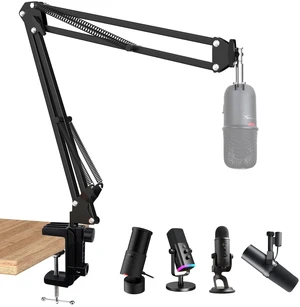 SoloCast Boom Arm Mic Stand, Adjustable Suspension Boom Scissor Arm Stand Compatible with HyperX SoloCast 2 & 1 Gaming Microphone SoloCast Boom Arm Mic Stand, Adjustable Suspension Boom Scissor Arm Stand Compatible with HyperX SoloCast 2 & 1 Gaming Microphone