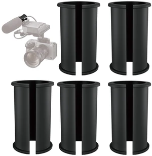 Shotgun Microphone Shock Mount Rubber Sleeve, 5 Pack for Shotgun Mics | Compatible with Sony Camcorder FX3, FS7, FX6, FX8, FX9, NX80, FS5, Rode NTG, and Sennheiser MKH Shotgun Mics and More Shotgun Microphone Shock Mount Rubber Sleeve, 5 Pack for Shotgun Mics | Compatible with Sony Camcorder FX3, FS7, FX6, FX8, FX9, NX80, FS5, Rode NTG, and Sennheiser MKH Shotgun Mics and More