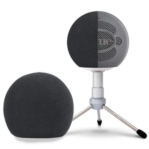 Pop Filter For Blue Snowball - Professional Snowball iCE Mic Foam Wind Cover Windshield Pop Filter for Recordings, Broadcasting, Singing Pop Filter For Blue Snowball - Professional Snowball iCE Mic Foam Wind Cover Windshield Pop Filter for Recordings, Broadcasting, Singing