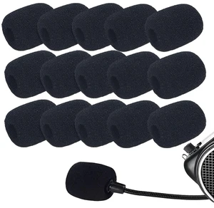 Headset Microphone Covers Foam, Lapel Headset Microphone Windscreen Sponge Foam Microphone Windscreen Mini Foam Cover for Variety of Headset Microphone Noise Reduction - 15 pack Headset Microphone Covers Foam, Lapel Headset Microphone Windscreen Sponge Foam Microphone Windscreen Mini Foam Cover for Variety of Headset Microphone Noise Reduction - 15 pack