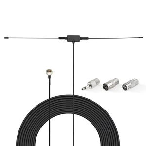 FM Radio Antenna 75 Ohm Adhesive Mounting Indoor FM Dipole Antenna for Stereo Receiver Indoor Pioneer Onkyo Yamaha Marantz Bose Wave Music System AV Audio Video Home Theater Receiver FM Radio Antenna 75 Ohm Adhesive Mounting Indoor FM Dipole Antenna for Stereo Receiver Indoor Pioneer Onkyo Yamaha Marantz Bose Wave Music System AV Audio Video Home Theater Receiver