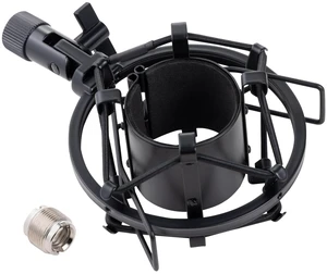 Microphone Shock Mount, Metal Mic Holder Clip for 1.65-1.85"(42-47mm) Diameter Condenser Mics Reduce Vibration Noise and Improve Recording Quality for Bluebird Baby Bottle CAD U37 GXL2200 Microphone Shock Mount, Metal Mic Holder Clip for 1.65-1.85"(42-47mm) Diameter Condenser Mics Reduce Vibration Noise and Improve Recording Quality for Bluebird Baby Bottle CAD U37 GXL2200