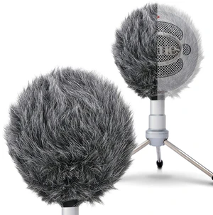 Deadcat Mic Windshield Fur Filter for Blue Snowball iCE Condenser Microphone - Outdoor Mic Windscreen Wind Muff (Grey) Deadcat Mic Windshield Fur Filter for Blue Snowball iCE Condenser Microphone - Outdoor Mic Windscreen Wind Muff (Grey)