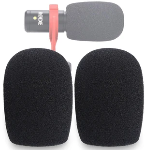 VideoMicro Windscreen Foam Cover, Windscreen Pop Filter for Rode VideoMicro Me Mini-Shotgun Microphone (2 Pack) VideoMicro Windscreen Foam Cover, Windscreen Pop Filter for Rode VideoMicro Me Mini-Shotgun Microphone (2 Pack)