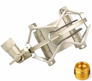 Universal Microphone Shock Mount, Cobweb Anti-Vibration Suspension, Compatible with 1.6-1.8 Inch Large Diaphragm Condenser Mics for CAD U37, NW-700, MXL770, GLX220, Universal Studio Mic Clip Universal Microphone Shock Mount, Cobweb Anti-Vibration Suspension, Compatible with 1.6-1.8 Inch Large Diaphragm Condenser Mics for CAD U37, NW-700, MXL770, GLX220, Universal Studio Mic Clip