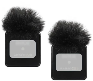 Premium Furry Windscreen Windshield Dead-cat for Rode Wireless Go Microphones (2PCs-Black, Rode Wireless Go II) Premium Furry Windscreen Windshield Dead-cat for Rode Wireless Go Microphones (2PCs-Black, Rode Wireless Go II)