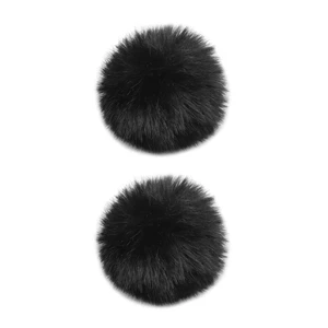 2-Pack Black Windscreen for Hollyland Lark M2 Wind Screen Furry Deadcat Cover 2-Pack Black Windscreen for Hollyland Lark M2 Wind Screen Furry Deadcat Cover