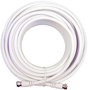 30' White RG6 Low Loss Coax Cable - Retail Packaging 30' White RG6 Low Loss Coax Cable - Retail Packaging