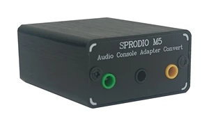 SPRODIO 5.1 Audio Console Converter Stereo RCA Convert to 3X 3.5mm AUX 1/8" Passive Adapter Bidirectional Conversion for Multimedia Speaker -M5 SPRODIO 5.1 Audio Console Converter Stereo RCA Convert to 3X 3.5mm AUX 1/8" Passive Adapter Bidirectional Conversion for Multimedia Speaker -M5