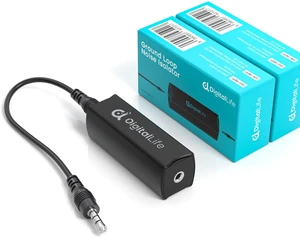 HumBlock Mini, 3.5mm Ground Loop Noise Isolator with Detachable Audio Cable | Eliminates Hum & Buzz, Silicone-Coated ABS Housing for Car Audio & Home Stereo (GLI-35A, 2-Pack) HumBlock Mini, 3.5mm Ground Loop Noise Isolator with Detachable Audio Cable | Eliminates Hum & Buzz, Silicone-Coated ABS Housing for Car Audio & Home Stereo (GLI-35A, 2-Pack)