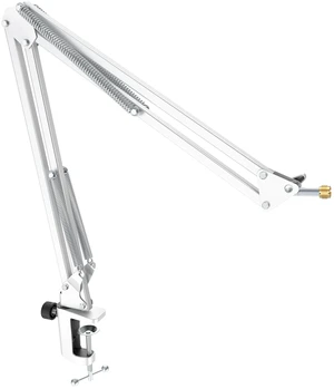 CS1W Metal Scissor Microphone Boom Arm for Podcast Gaming | Streaming Suspension Mic Arm Stand with Mount Clamp, 3/8" to 5/8" Adapter CS1W Metal Scissor Microphone Boom Arm for Podcast Gaming | Streaming Suspension Mic Arm Stand with Mount Clamp, 3/8" to 5/8" Adapter