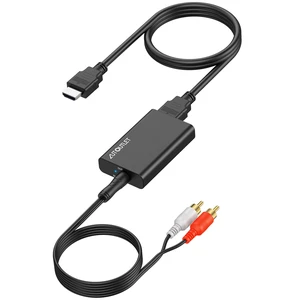ARC to 3.5mm Audio Extractor for TV with HDMI Cable | HDMI ARC Converter to Headphones,Speakers,Amplifiers, Supports Stereo Output, CEC Remote Volume Control, Home Entertainment ARC to 3.5mm Audio Extractor for TV with HDMI Cable | HDMI ARC Converter to Headphones,Speakers,Amplifiers, Supports Stereo Output, CEC Remote Volume Control, Home Entertainment