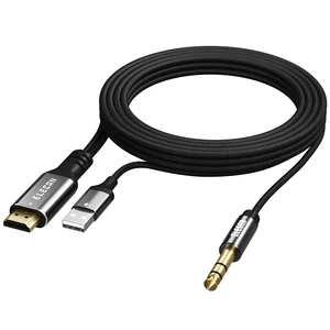 192KHz HDMI ARC/eARC to 1/4 Inch TRS Audio Converter Cable 15 Ft, Unidirectional USB Powered Stereo 6.35mm DAC Audio Extractor Adapter for TV to Soundbar Home Theater Amplifier Speaker-Plug &Play 192KHz HDMI ARC/eARC to 1/4 Inch TRS Audio Converter Cable 15 Ft, Unidirectional USB Powered Stereo 6.35mm DAC Audio Extractor Adapter for TV to Soundbar Home Theater Amplifier Speaker-Plug &Play