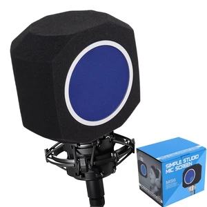 Microphone Isolation Ball with Pop Filter for USB & Condenser Mics | High-Density Acoustic Foam, 360° Sound Absorption, Compact Design for Cleaner Vocals Podcasts & Home Studios Microphone Isolation Ball with Pop Filter for USB & Condenser Mics | High-Density Acoustic Foam, 360° Sound Absorption, Compact Design for Cleaner Vocals Podcasts & Home Studios