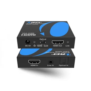 18Gbps 4K@60Hz HDMI Audio Embedder, 3.5mm, Optical, CEC, HDCP 2.2, HDR | HDMI Audio Inserter, Optical Audio Embedder, 4K60 HDR, Dolby 5.1, DTS 5.1, LPCM, DVI Compatible 18Gbps 4K@60Hz HDMI Audio Embedder, 3.5mm, Optical, CEC, HDCP 2.2, HDR | HDMI Audio Inserter, Optical Audio Embedder, 4K60 HDR, Dolby 5.1, DTS 5.1, LPCM, DVI Compatible