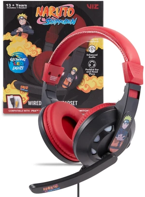 Naruto Gaming Headset with Mic, Wired Headphones, Microphone, LED Lights | Naruto wired gaming headset, mic, LED lights, padded over-ear comfort, enhanced audio, PC gaming setup. Naruto Gaming Headset with Mic, Wired Headphones, Microphone, LED Lights | Naruto wired gaming headset, mic, LED lights, padded over-ear comfort, enhanced audio, PC gaming setup.