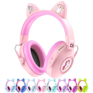EM200 Noise Cancelling Headphones for Kids Cute Cat Ear Muffs | 32dB Kids Ear Protection Ear Muffs Toddler Hearing Protection Earmuffs for Fireworks, Concerts, Autism Sensory w/ Stickers EM200 Noise Cancelling Headphones for Kids Cute Cat Ear Muffs | 32dB Kids Ear Protection Ear Muffs Toddler Hearing Protection Earmuffs for Fireworks, Concerts, Autism Sensory w/ Stickers