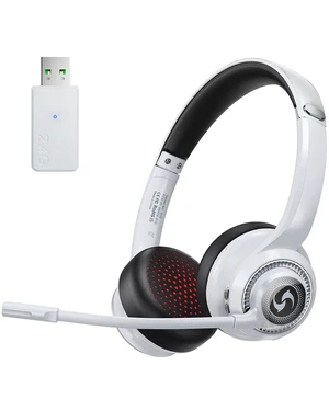 Wireless Headset for Work, HD Sound Bluetooth Headphones with Mic | with ENC Noise Cancelling Microphone and Mute Office/Video Calls/Business/WFH/Home, 50H Playtime for PC/Laptop/Cell Phone Wireless Headset for Work, HD Sound Bluetooth Headphones with Mic | with ENC Noise Cancelling Microphone and Mute Office/Video Calls/Business/WFH/Home, 50H Playtime for PC/Laptop/Cell Phone