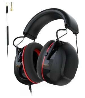Professional Over-Ear Noise Isolating Drummer Recording Wired Headphones | 40mm Drivers, 30dB Passive Noise Isolating, 3.5mm+6.35mm Jack, Studio Headphones for Drummers Electronic Drum Set, Guitar Professional Over-Ear Noise Isolating Drummer Recording Wired Headphones | 40mm Drivers, 30dB Passive Noise Isolating, 3.5mm+6.35mm Jack, Studio Headphones for Drummers Electronic Drum Set, Guitar