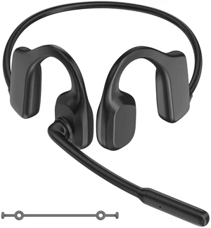Open Ear Headphones with Noise-Canceling Mic, Bluetooth Headset with Mic | Air Conduction Headphone, Wireless Headset with Adjustable Microphone, BT V6.0, for Trucker Drivers Work Office Running Open Ear Headphones with Noise-Canceling Mic, Bluetooth Headset with Mic | Air Conduction Headphone, Wireless Headset with Adjustable Microphone, BT V6.0, for Trucker Drivers Work Office Running