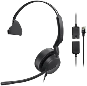 Phone Headsets for Office Phones YHS36 E2 QD to RJ9 Wired Headset Compatible with Poly Snom Phones Desk Landline VoIP Headset with Microphone -Mono/81g/2.1m Cable Phone Headsets for Office Phones YHS36 E2 QD to RJ9 Wired Headset Compatible with Poly Snom Phones Desk Landline VoIP Headset with Microphone -Mono/81g/2.1m Cable