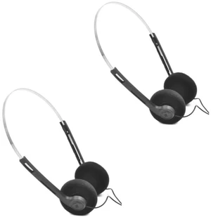 2 Pcs Retro On Ear Headphones, Wired Stereo Headphones, Lightweight Portable Headphone with Adjustable Headband, Cassette Player, Over-Ear (Black) 2 Pcs Retro On Ear Headphones, Wired Stereo Headphones, Lightweight Portable Headphone with Adjustable Headband, Cassette Player, Over-Ear (Black)