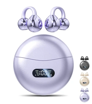 Clip on Earbuds,Open Ear Earbuds Wireless Bluetooth 5.4, Lightweight Open Ear Headphones with Mic 60H Battery,Waterproof, for Sports, Running, Small Ears & Glasses Wearers,Workouts Clip on Earbuds,Open Ear Earbuds Wireless Bluetooth 5.4, Lightweight Open Ear Headphones with Mic 60H Battery,Waterproof, for Sports, Running, Small Ears & Glasses Wearers,Workouts