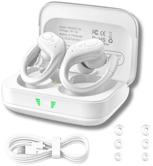Electronics Wireless Bluetooth Earbuds with Charging Case | Wireless Sports Earbuds | Running Ear Phones | White Electronics Wireless Bluetooth Earbuds with Charging Case | Wireless Sports Earbuds | Running Ear Phones | White