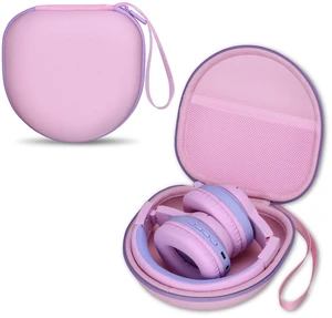 Kids Headphones Case for iClever/Acer Etc Headphone,Pink+Purple,Case Only | for iClever BTH12 HS19 BTH20 BTH22 BTH26/Candy Bila/Acer/JBL/MIDOLA/JoySpark/JLab/ADOOPE/Spiderman/EarFun