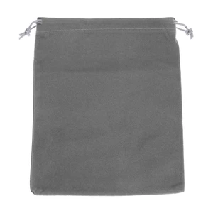 Headphone Pouch, Headset Carrying Bag, Portable Headphone Storage Protection Travel Pouch, Soft Drawstring Velvet Over-Ear Headphones Bag for Classroom, Grey, M Headphone Pouch, Headset Carrying Bag, Portable Headphone Storage Protection Travel Pouch, Soft Drawstring Velvet Over-Ear Headphones Bag for Classroom, Grey, M