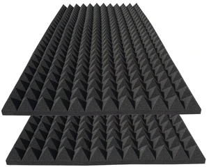 2 Pack Sound Proof Foam Panels for Walls,48x24x2 Inch Acoustic Foam Panel,High Density Fire Resistant Soundproof Foam for Home,Studio,Reducing Noise & Echo