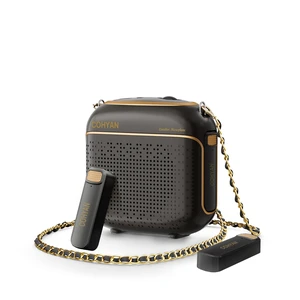 Wireless Voice Amplifier with 2 Magnetic Lavalier Mics, Charging &Storage,Teachers Voice Amplifier with Laple Mic Speaker,Mini Voice Amplifier for Classroom,Speech,Training Outdoor (Black) Wireless Voice Amplifier with 2 Magnetic Lavalier Mics, Charging &Storage,Teachers Voice Amplifier with Laple Mic Speaker,Mini Voice Amplifier for Classroom,Speech,Training Outdoor (Black)