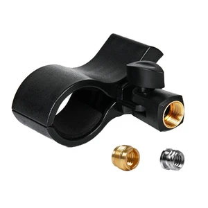 Large Microphone Clip, Heavy-Duty Universal Microphone Clamp with Adjustable & Locking Angle Head and Steel Threads (1/4" 3/8" 5/8") Fits Handheld, Wireless, Studio Mics (1.4" to 2.4") Large Microphone Clip, Heavy-Duty Universal Microphone Clamp with Adjustable & Locking Angle Head and Steel Threads (1/4" 3/8" 5/8") Fits Handheld, Wireless, Studio Mics (1.4" to 2.4")