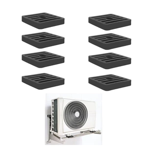 8Pcs Mini Split Anti Vibration Rubber Pads - Small Split Wall Mounting Bracket Isolation Mat for Air Conditioner Condenser Heat Pump System Outdoor Condenser Unit A/C HVAC, 1.85" x 1.85" x 0.31" 8Pcs Mini Split Anti Vibration Rubber Pads - Small Split Wall Mounting Bracket Isolation Mat for Air Conditioner Condenser Heat Pump System Outdoor Condenser Unit A/C HVAC, 1.85" x 1.85" x 0.31"