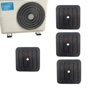 4 Pcs Mini Split Anti-Vibration Pads, Air Conditioner Shock Pad, Wall Mounting Bracket Rubber Isolator Pad for Ductless Split Air Conditioner Condenser Heat Pump System Outdoor Condenser Unit A/C HVAC 4 Pcs Mini Split Anti-Vibration Pads, Air Conditioner Shock Pad, Wall Mounting Bracket Rubber Isolator Pad for Ductless Split Air Conditioner Condenser Heat Pump System Outdoor Condenser Unit A/C HVAC