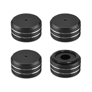 Speaker Isolation Feet,1.6" (4 Pcs) Aluminum Alloy Pads for Studio Monitor Pair, Turntable Isolation Base to Reduce Vibration & Resonance, Non Slip Spikes for Desktop, Home Theater Speaker Isolation Feet,1.6" (4 Pcs) Aluminum Alloy Pads for Studio Monitor Pair, Turntable Isolation Base to Reduce Vibration & Resonance, Non Slip Spikes for Desktop, Home Theater