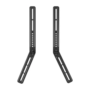Universal Sound Bar Mounts Fits Most 23 to 65 Inch TVs Soundbar TV Mount Bracket Above or Under TV, up to 22 lbs SBR302 Universal Sound Bar Mounts Fits Most 23 to 65 Inch TVs Soundbar TV Mount Bracket Above or Under TV, up to 22 lbs SBR302