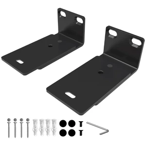 Adjustable Soundbar Wall Mount for Bose Sound Bar, Black, Pair | Compatible with Bose 300/500/550/600/700/900 Lifestyle Ultra, Smart Sound Bar, TV Speaker, Mounting Under TV Bracket, Black Adjustable Soundbar Wall Mount for Bose Sound Bar, Black, Pair | Compatible with Bose 300/500/550/600/700/900 Lifestyle Ultra, Smart Sound Bar, TV Speaker, Mounting Under TV Bracket, Black