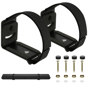 Soundbar Wall Mount for JBL/Bose/Sonos/Samsung/Vizio/Sony Sound bar | Under TV Soundbar Mount for Home RV Boat Bracket with Hook and Loop Straps Metal Sound Bar Shelf Soundbar Wall Mount for JBL/Bose/Sonos/Samsung/Vizio/Sony Sound bar | Under TV Soundbar Mount for Home RV Boat Bracket with Hook and Loop Straps Metal Sound Bar Shelf