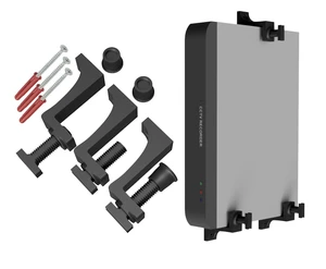 Adjustable Plastic Wall Mount Bracket Kit for Router Modem DVR | Holds CCTV, DVR and NVR recorders, routers, network switches, modems, cable boxes, mini PCs and Freeview receivers Adjustable Plastic Wall Mount Bracket Kit for Router Modem DVR | Holds CCTV, DVR and NVR recorders, routers, network switches, modems, cable boxes, mini PCs and Freeview receivers
