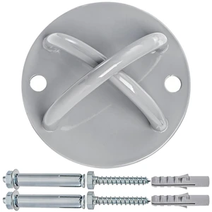 Wall Mount Bracket for Suspension Straps, Ceiling Anchor X Mount for Rings, Body Weight Strength Training Systems, Yoga Swings & Boxing Equipment Wall Mount Bracket for Suspension Straps, Ceiling Anchor X Mount for Rings, Body Weight Strength Training Systems, Yoga Swings & Boxing Equipment