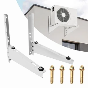 Mini Split Wall Mounting Bracket for 9,000-18,000 BTU AC | Heavy Duty AC Support Bracket for Outside Ductless AC Heating System, Holds Up to 330lbs Mini Split Wall Mounting Bracket for 9,000-18,000 BTU AC | Heavy Duty AC Support Bracket for Outside Ductless AC Heating System, Holds Up to 330lbs