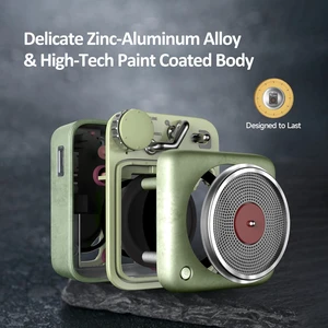 Mini Bluetooth Speaker, Button Retro Portable Wireless Speaker | Small Cute Design with Loud Volume Great Sound, Includes Lanyard & Gift Bag, Perfect for Desk, Room Decor and Vintage Gift Green Mini Bluetooth Speaker, Button Retro Portable Wireless Speaker | Small Cute Design with Loud Volume Great Sound, Includes Lanyard & Gift Bag, Perfect for Desk, Room Decor and Vintage Gift Green
