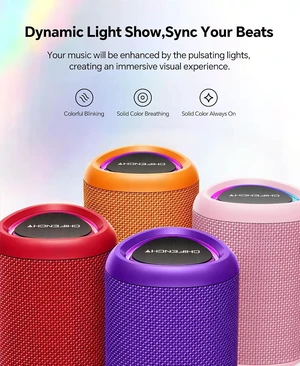 Portable Bluetooth Speaker Gift Ideas: Outdoor Travel Essentials Waterproof | Powerful HD Sound, Dynamic Lights, 15H Playtime, BT 5.3, TWS Pairing, IPX5 Beach|Camping|Pool Accessories, Halloween Music Portable Bluetooth Speaker Gift Ideas: Outdoor Travel Essentials Waterproof | Powerful HD Sound, Dynamic Lights, 15H Playtime, BT 5.3, TWS Pairing, IPX5 Beach|Camping|Pool Accessories, Halloween Music