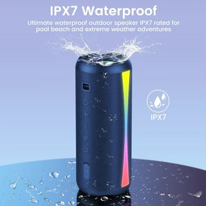 Portable Bluetooth Speaker, 2026 Wireless Speaker with HD Stereo Sound, 30H | 2026 Bluetooth 5.4, Deep Bass, LED Lights, IP7, TWS Pairing, Built-in Mic, for Outdoor, Home, Shower, Beach, Party, Gift Portable Bluetooth Speaker, 2026 Wireless Speaker with HD Stereo Sound, 30H | 2026 Bluetooth 5.4, Deep Bass, LED Lights, IP7, TWS Pairing, Built-in Mic, for Outdoor, Home, Shower, Beach, Party, Gift